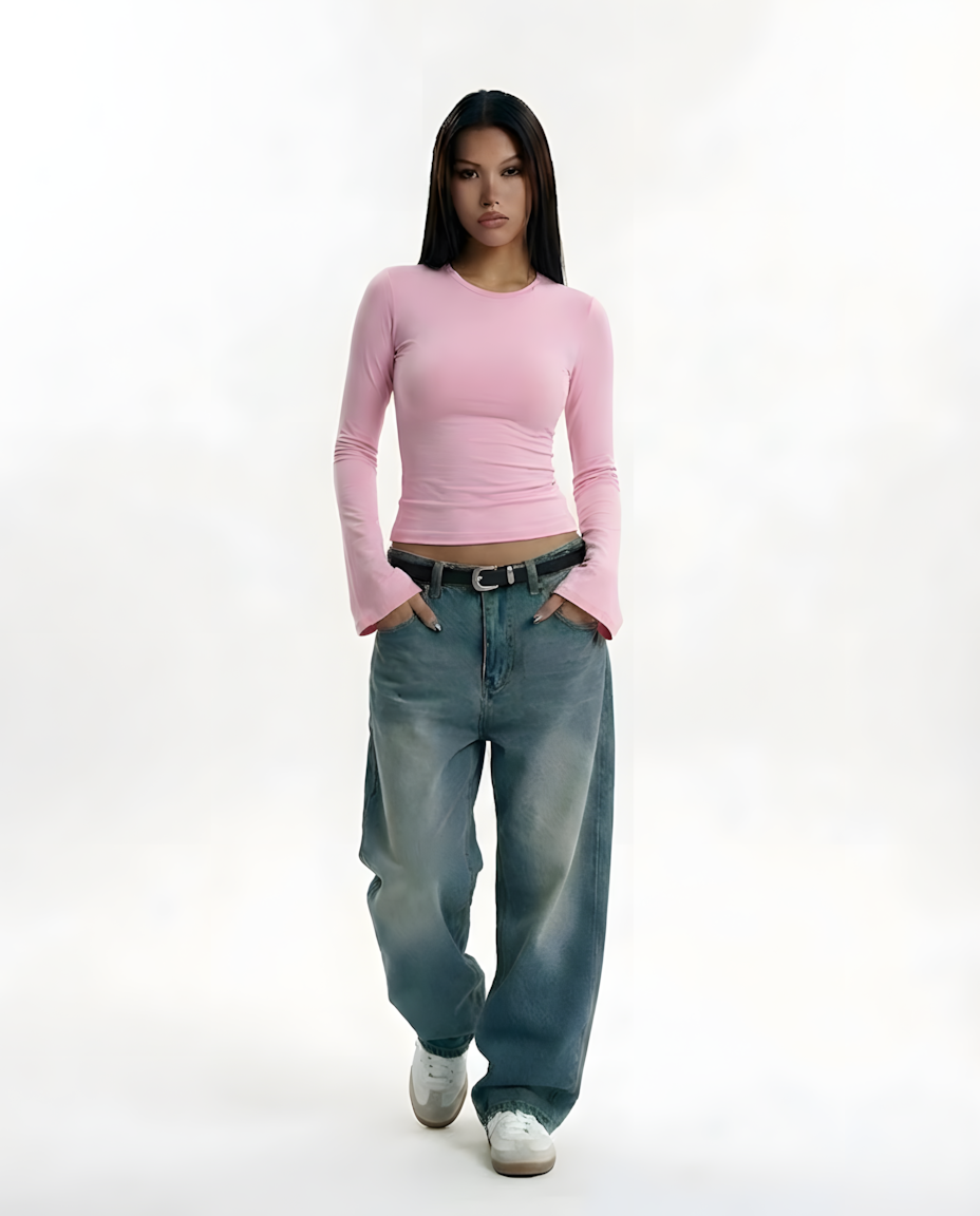 Rehla flared  long sleeves top