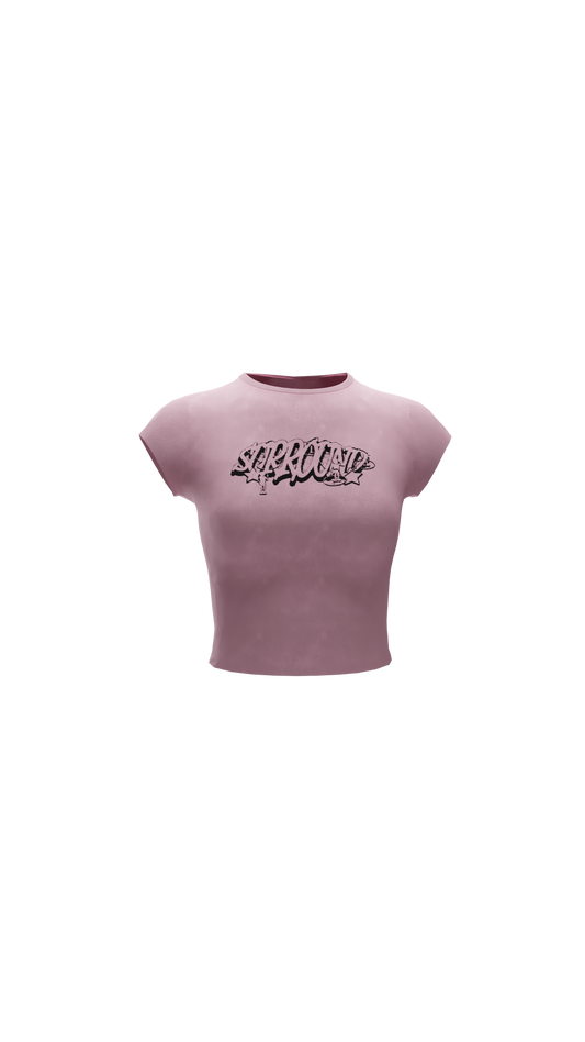 Rehla pink srounnd top