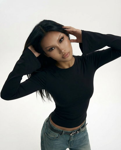 Rehla flared  long sleeves top