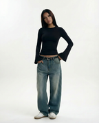 Rehla flared  long sleeves top