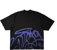 Rehla half printed black shirt