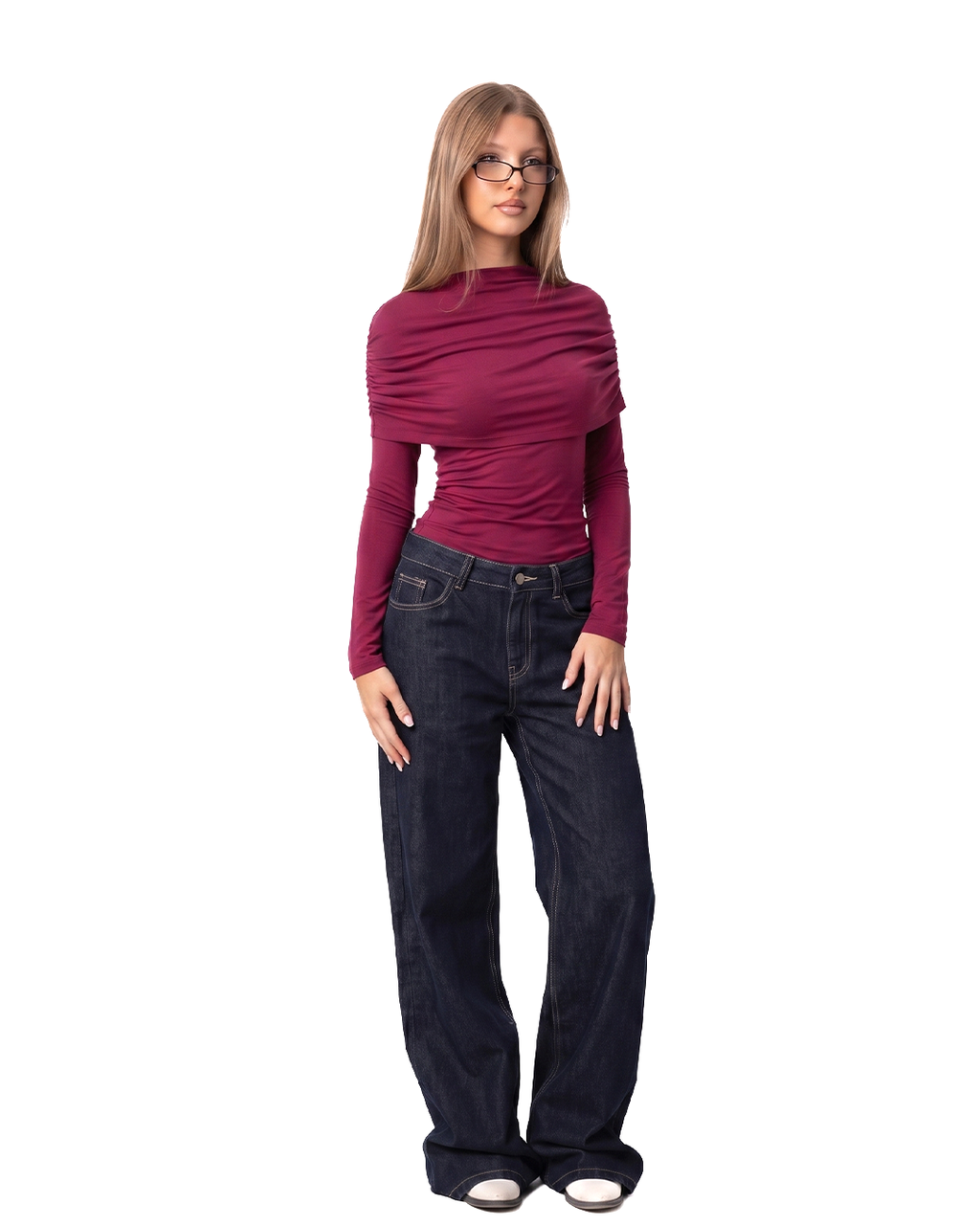 Rehla hijabi off shoulder top