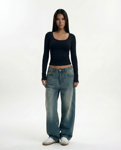 Rehla squared long sleeves top