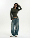 Rehla flared  long sleeves top