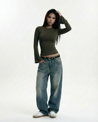 Rehla flared  long sleeves top
